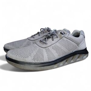 Johnston & Murphy Activate U-Throat Casual Dress Sneakers 25-9147 Gray Size 8P